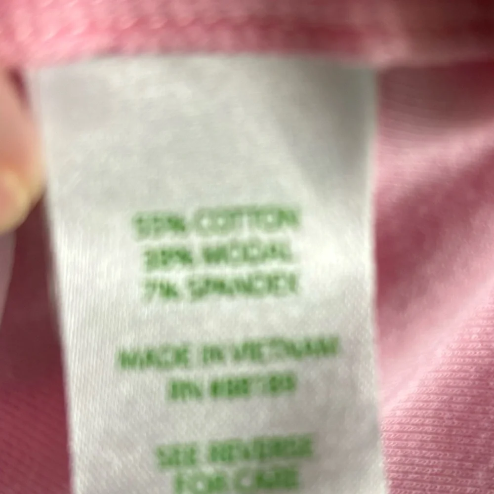 Lilly Pulitzer Reema Sleeveless Top Peony Pink Golf Athletic Polo size M - Picture 11 of 12